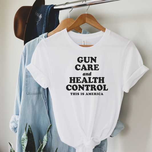 Gun Care and Health Control Tee